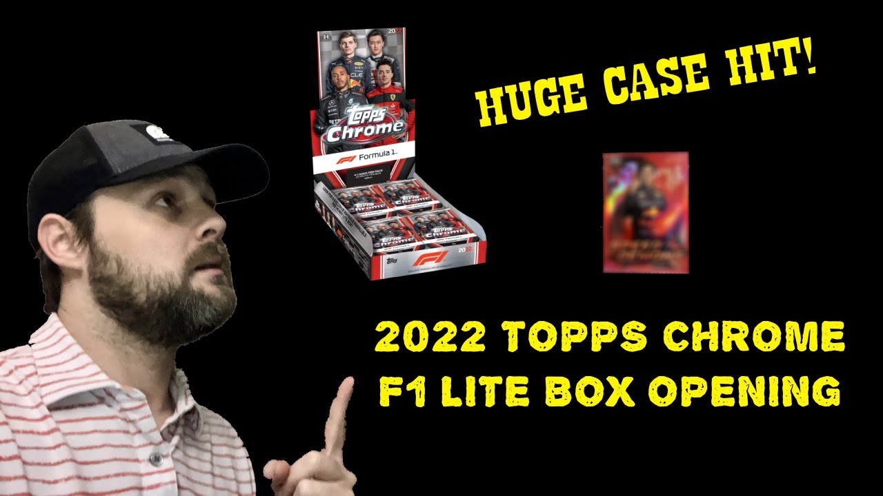 $2500 Case Hit Reaction - 2022 Topps Chrome F1 Lite Hobby Box! 🏆
