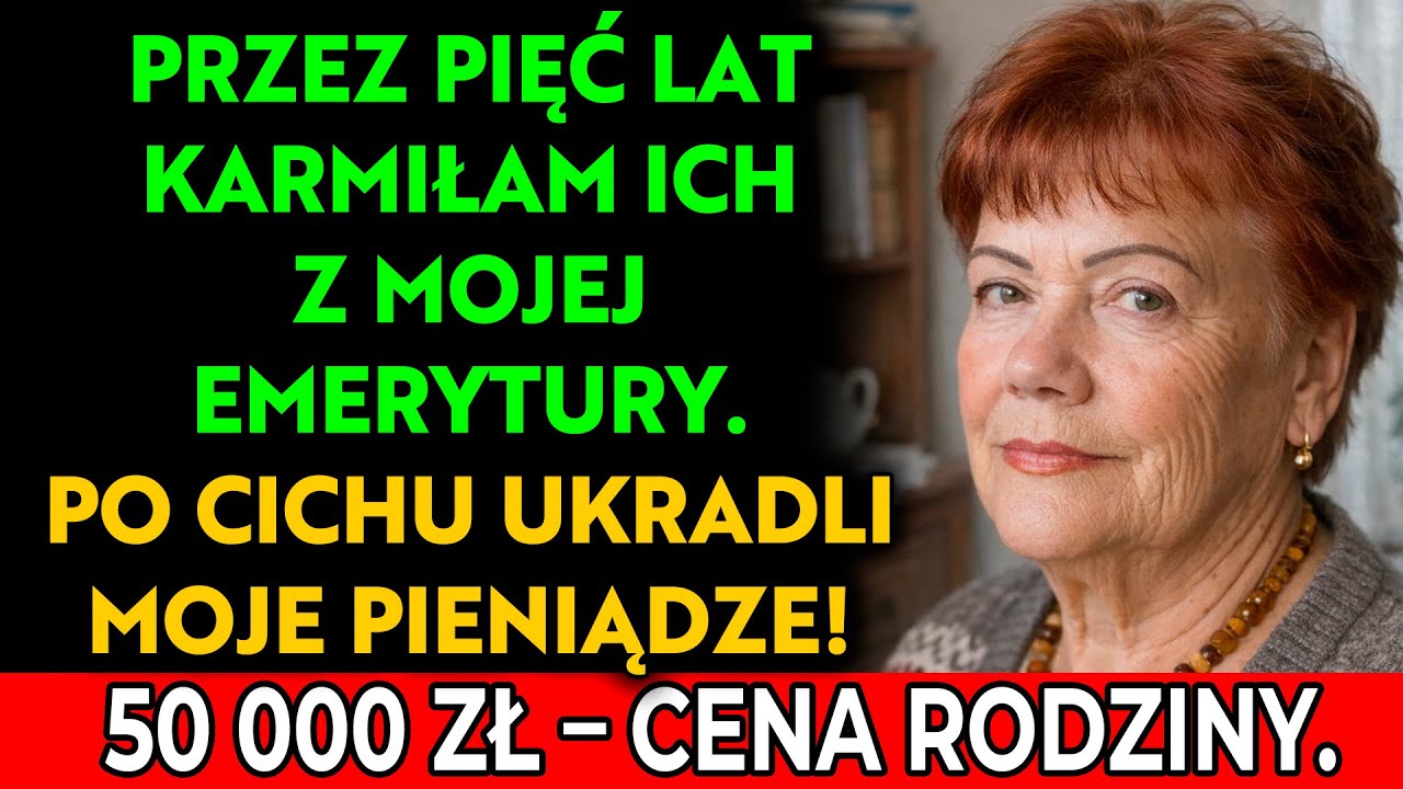 Z mojej emerytury utrzymywałam rodzinę córki. Po kradzieży 50 000 zł wyrzuciłam ich!