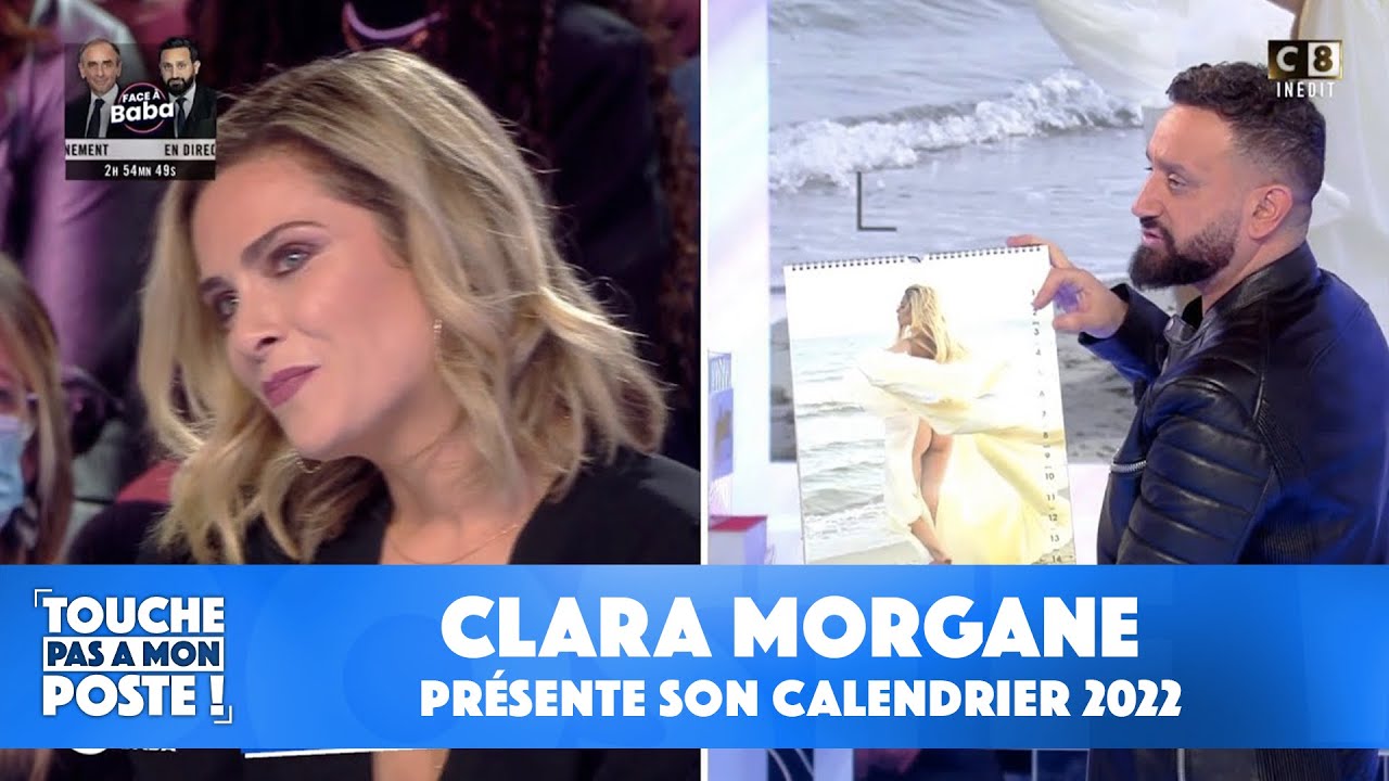Clara Morgane présente son calendrier 2022 dans TPMP !