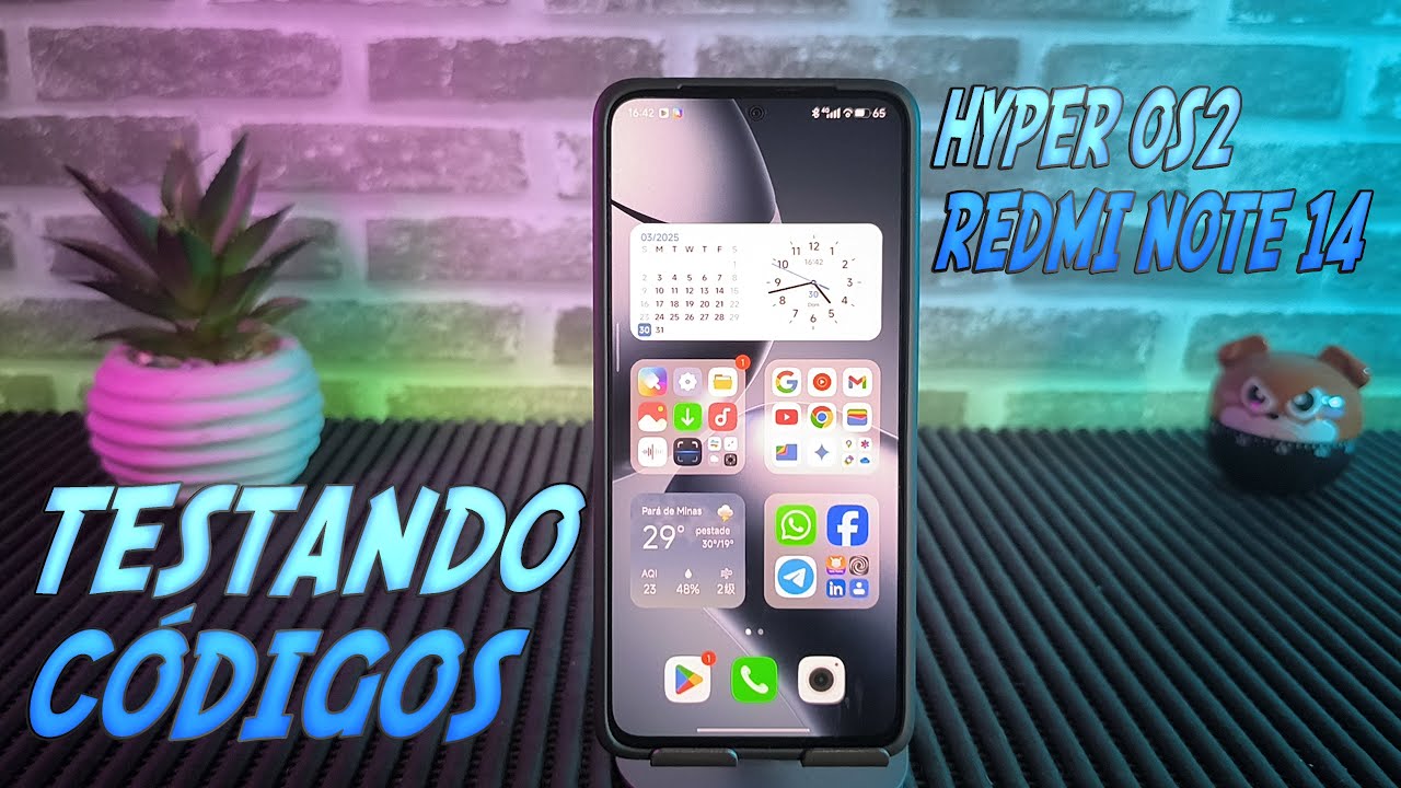 TESTANDO CODIGOS DE BREVENT NO REDMI NOTE 14 HYPER OS2