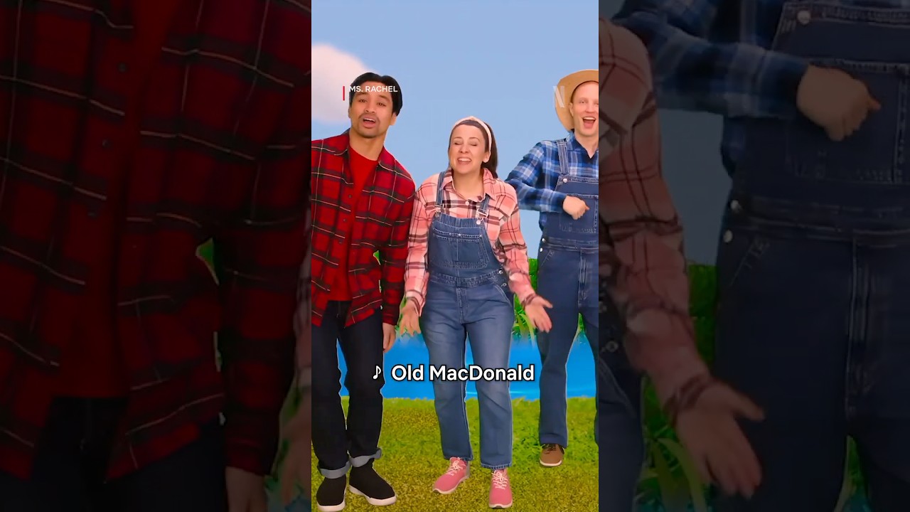 Sing Old MacDonald with Ms. Rachel, now playing on Netflix! 🦆