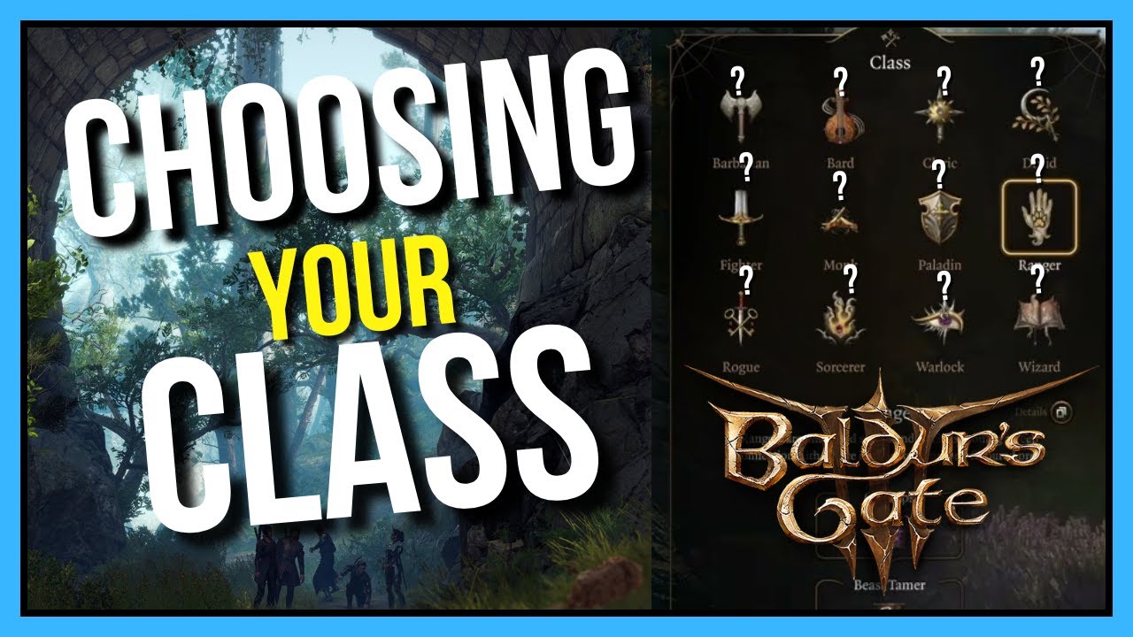 Choosing What Class to Play | Baldur's Gate 3 Character Creation