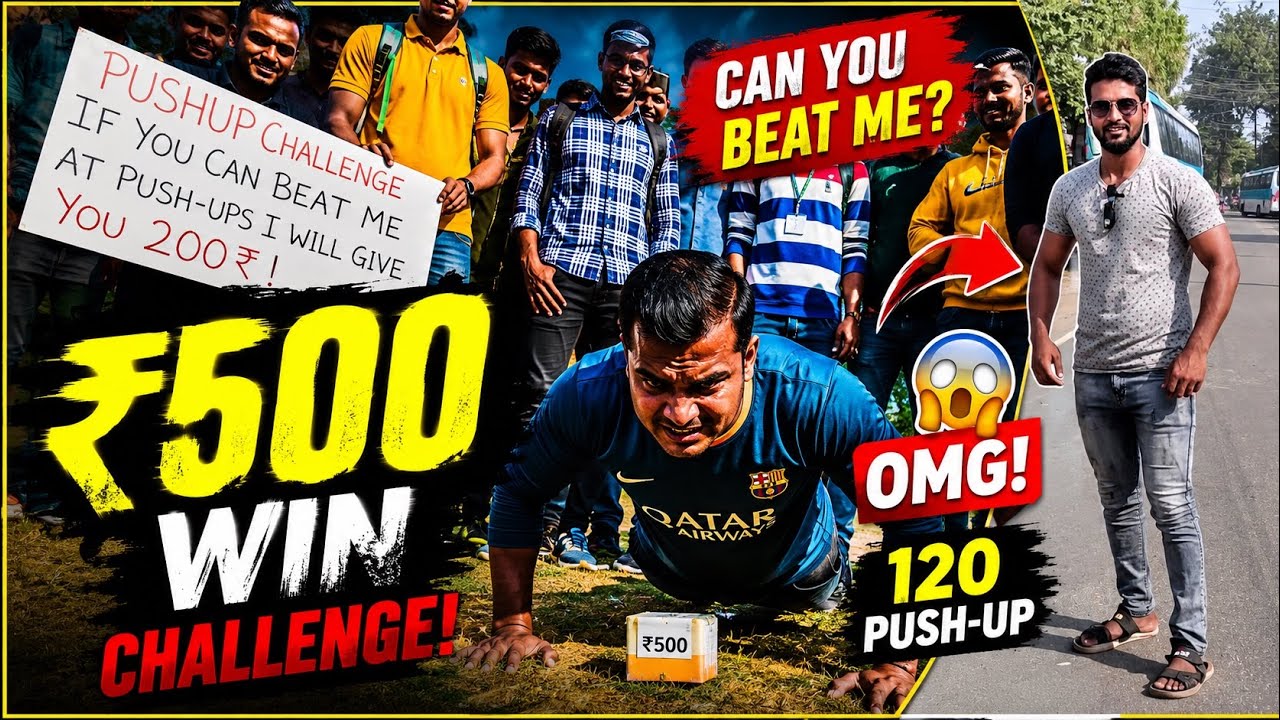 500Rs push-up challenge |vs college students
