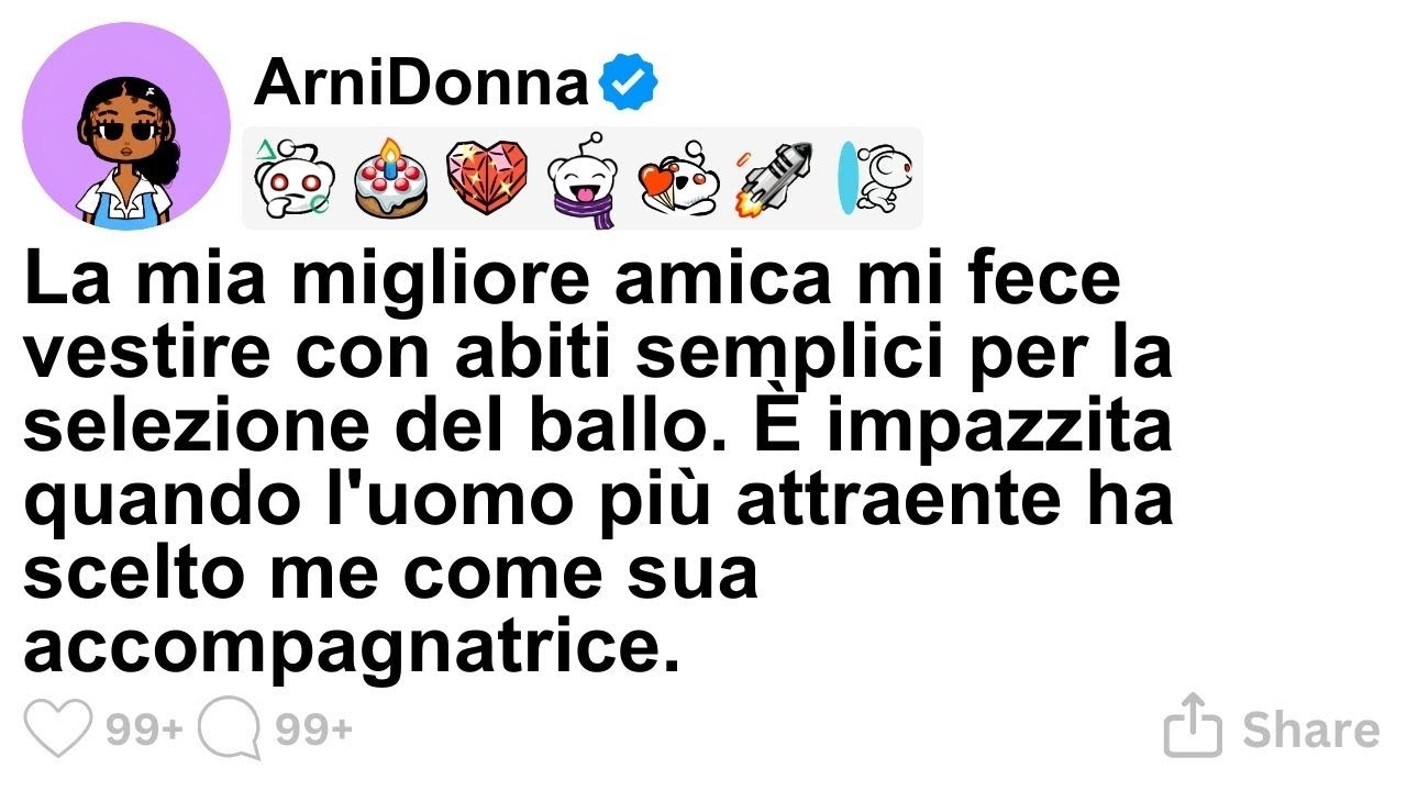 [STORIA COMPLETA] La mia migliore amica mi fece vestire con abiti semplici per la selezione del ball