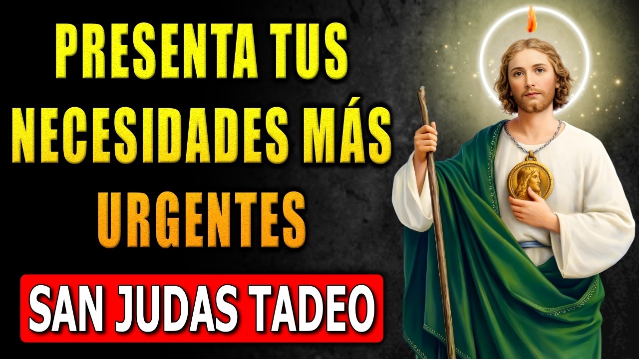 REZA ESTA ORACIÓN A SAN JUDAS TADEO Y ALCANZA UN MILAGRO IMPOSIBLE EN HORAS