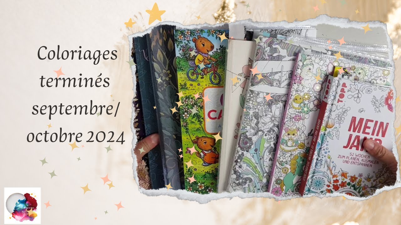 Coloriages terminés septembre/octobre 2024