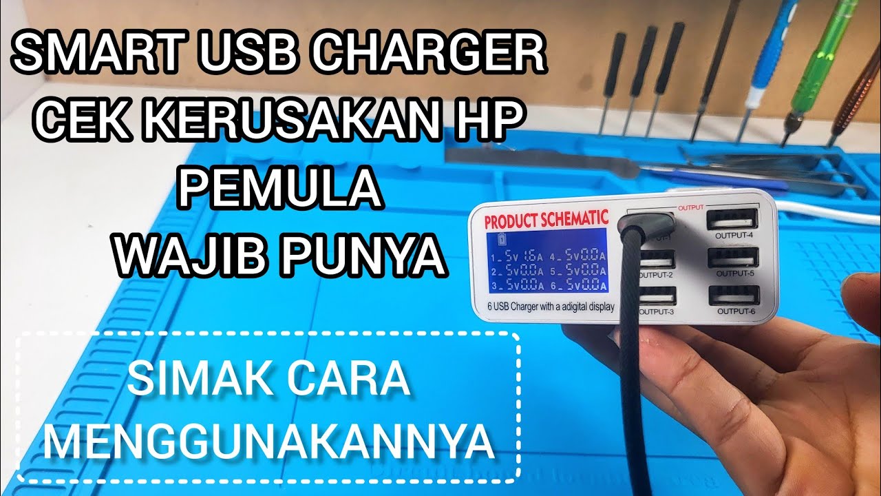 CARA ANALISA CEK KERUSAKAN HP MENGGUNAKAN SMART USB CHARGER | MENDETEKSI KERUSAKAN HP