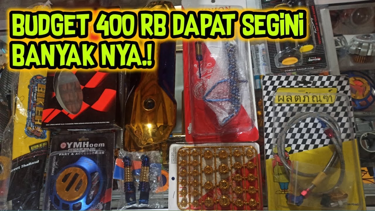 rekomendasi aksesoris variasi motor untuk pemula low budget