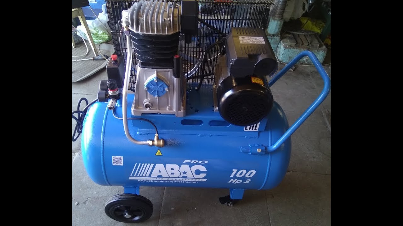 Компрессор ABAC A39B/100 CM3/РАСПАКОВКА/СБОРКА/ТЕСТ