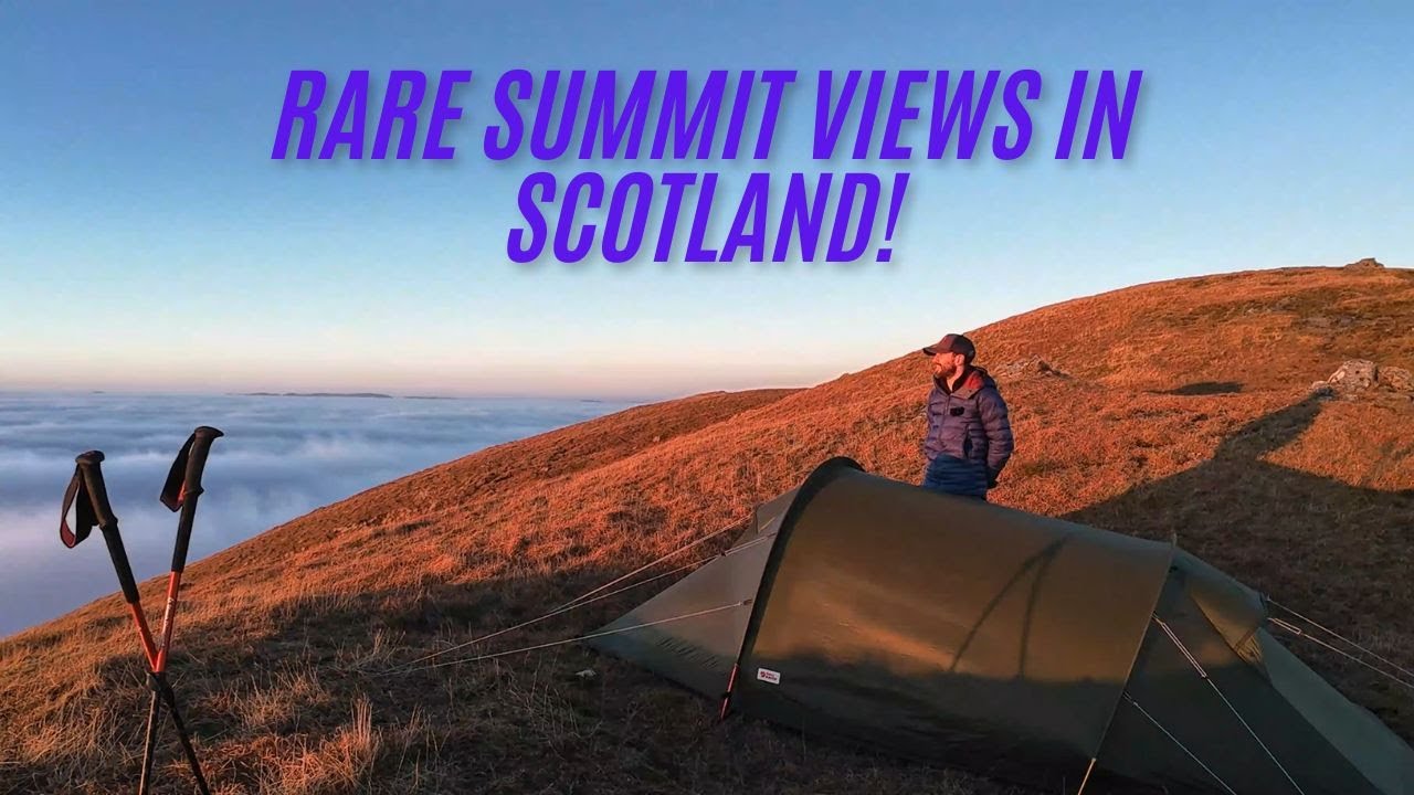 A Rare View On A Winter Summit Camp!