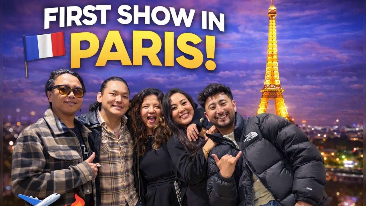 My 1st Paris show with @A_FOR_BALL @tdproductions272 @lobsangdelek & Nawang la | Vlog #30 