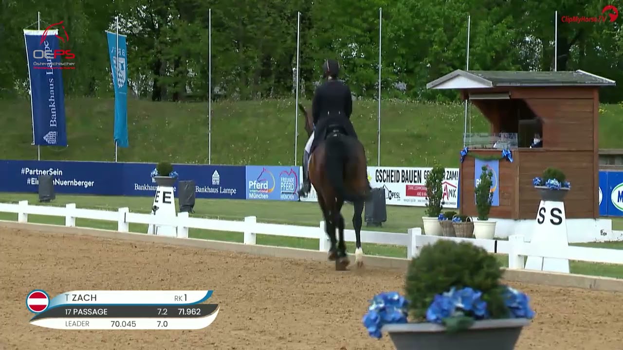 Timna Zach mit Farant beim CDI*** München-Riem, Grand Prix Special, 14.05.2021
