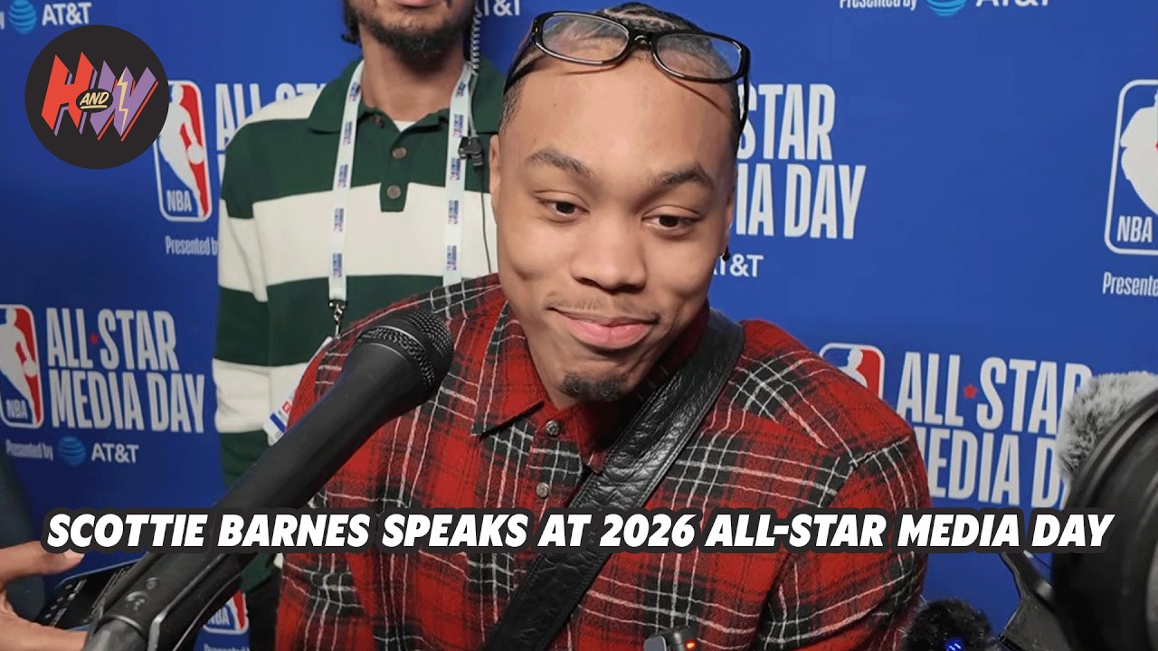 Scottie Barnes corrects American reporter on how to properly say 
