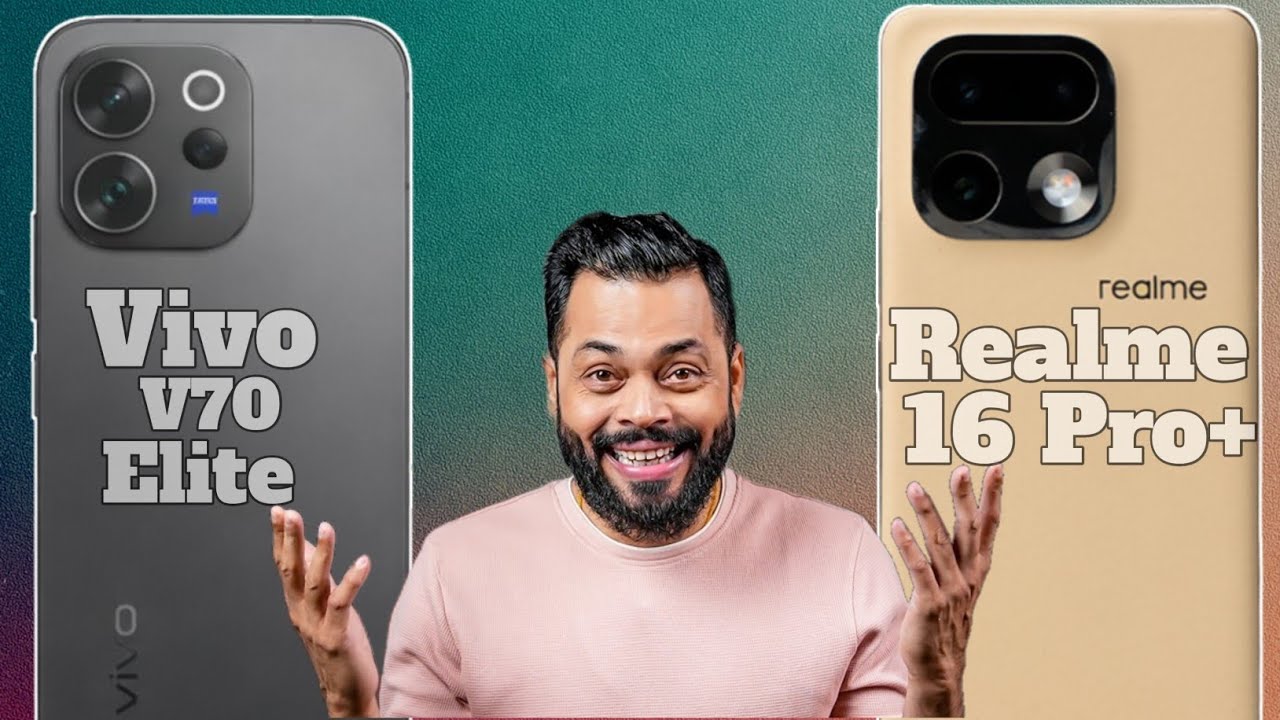 Vivo V70 Elite Vs Realme 16 Pro Plus Full Comparison 🔥😈