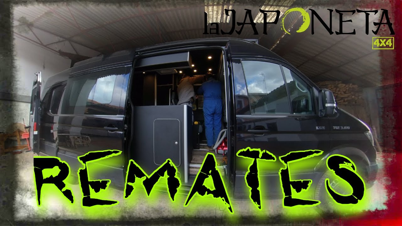 Episodio 13 TERMINACIONES Y DETALLES MAN TGE 4x4 Camperizando laJaponeta