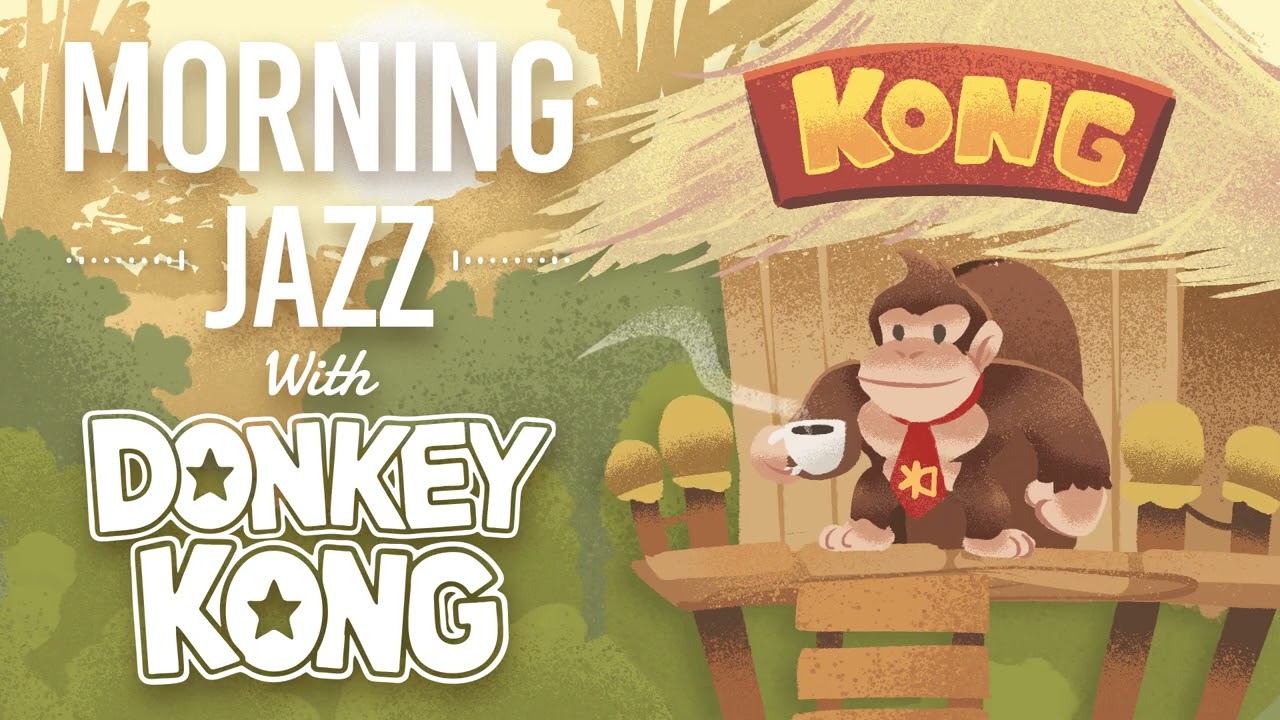 Donkey Kong Country ☀️🎷 Morning Jazz | Jungle Café Sessions 🍌🌴☕