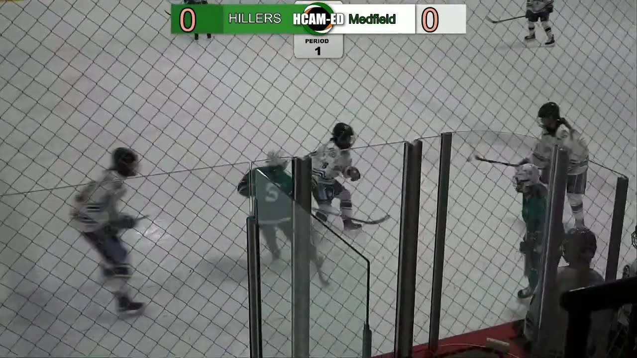 Hiller Varsity Girls Ice Hockey vs Medfield
