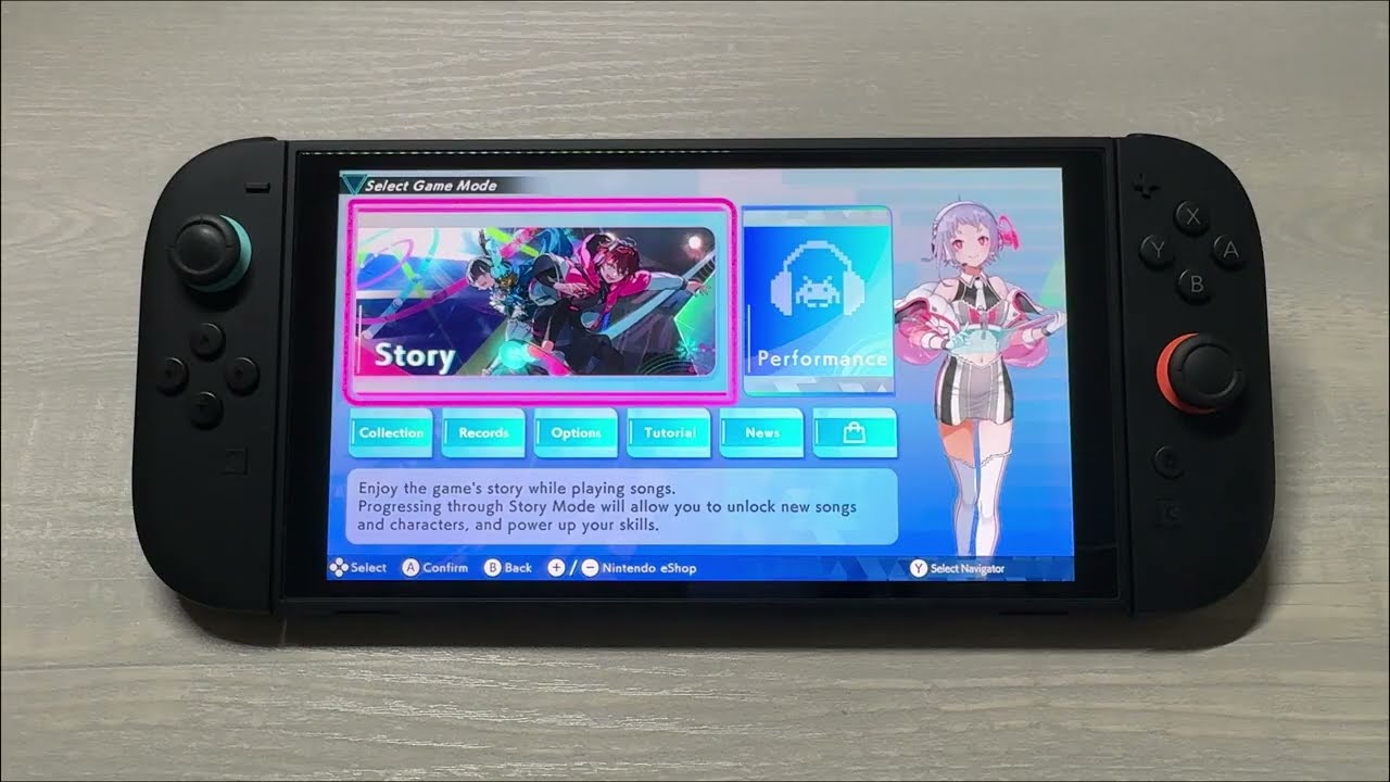 Groove Coaster: Future Performers (Handheld gameplay via Switch 2)
