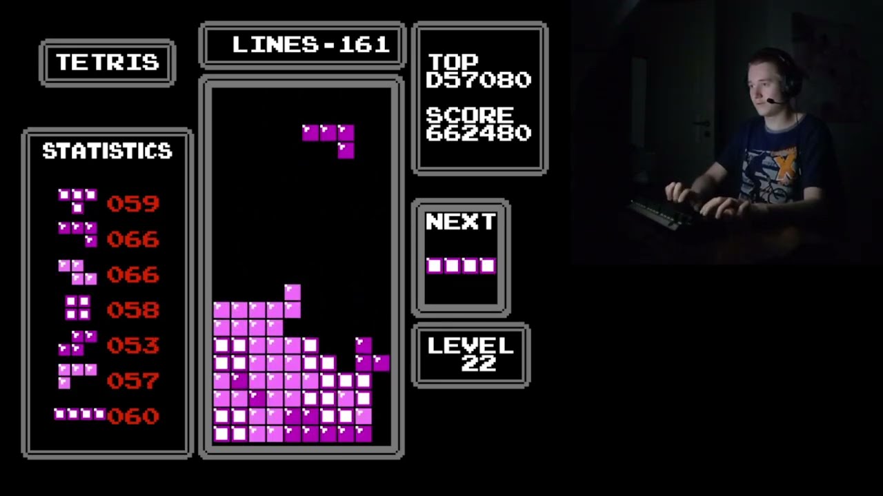 Das 954,620 Points - Nes Tetris