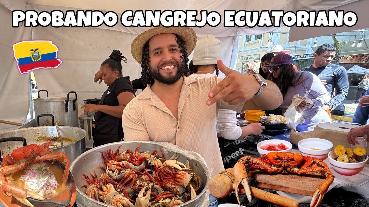 CAGREJADA QUITEÑA 2025🦀: PROBANDO el cangrejo AZUL ecuatoriano🇪🇨