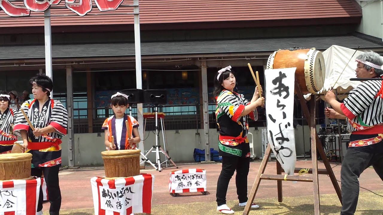あらいばやし保存会【20120602新井道の駅縁日】