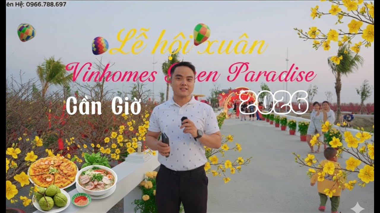Khám phá lễ hội xuân Vinhomes Green Paradise Cần Giờ