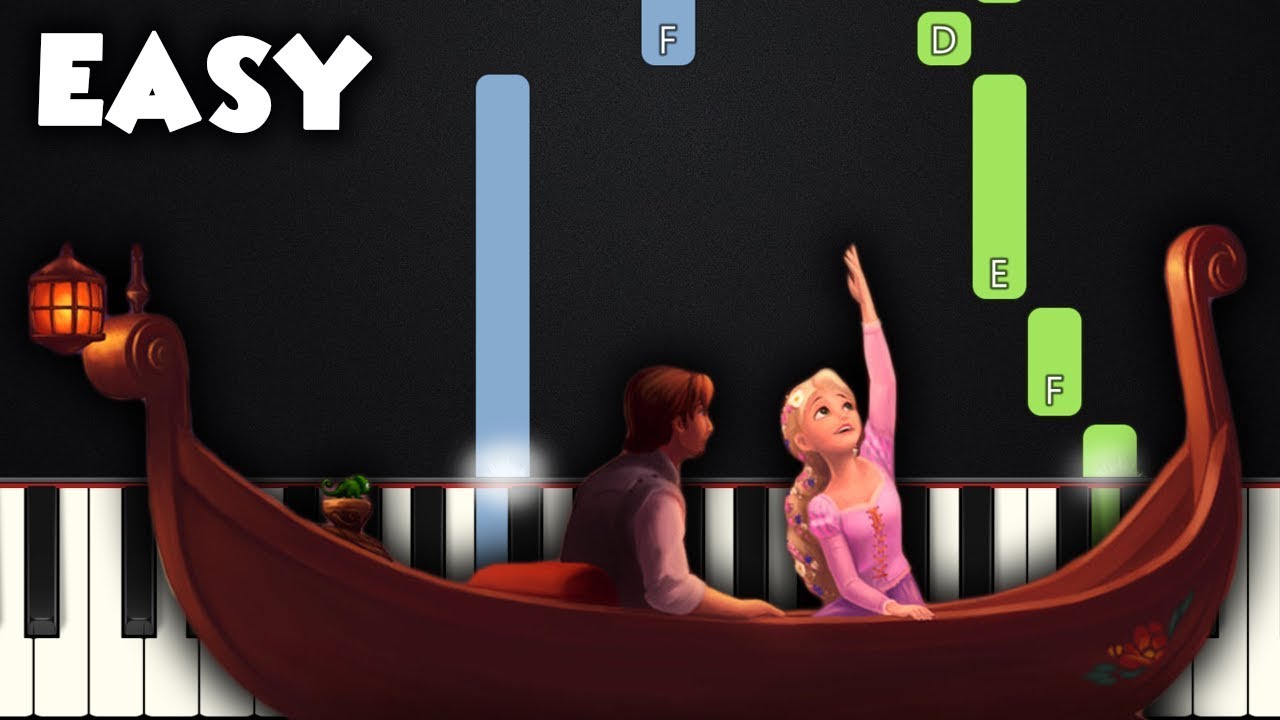 I See The Light - Tangled | EASY PIANO TUTORIAL + SHEET MUSIC by Betacustic