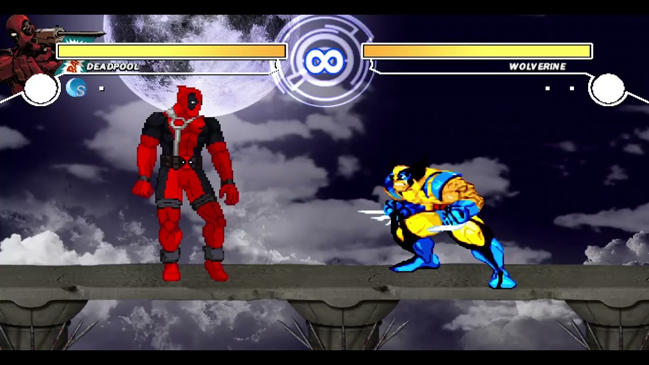 Mugen Fighting Jam 1.1 Request #214: Deadpool vs Wolverine