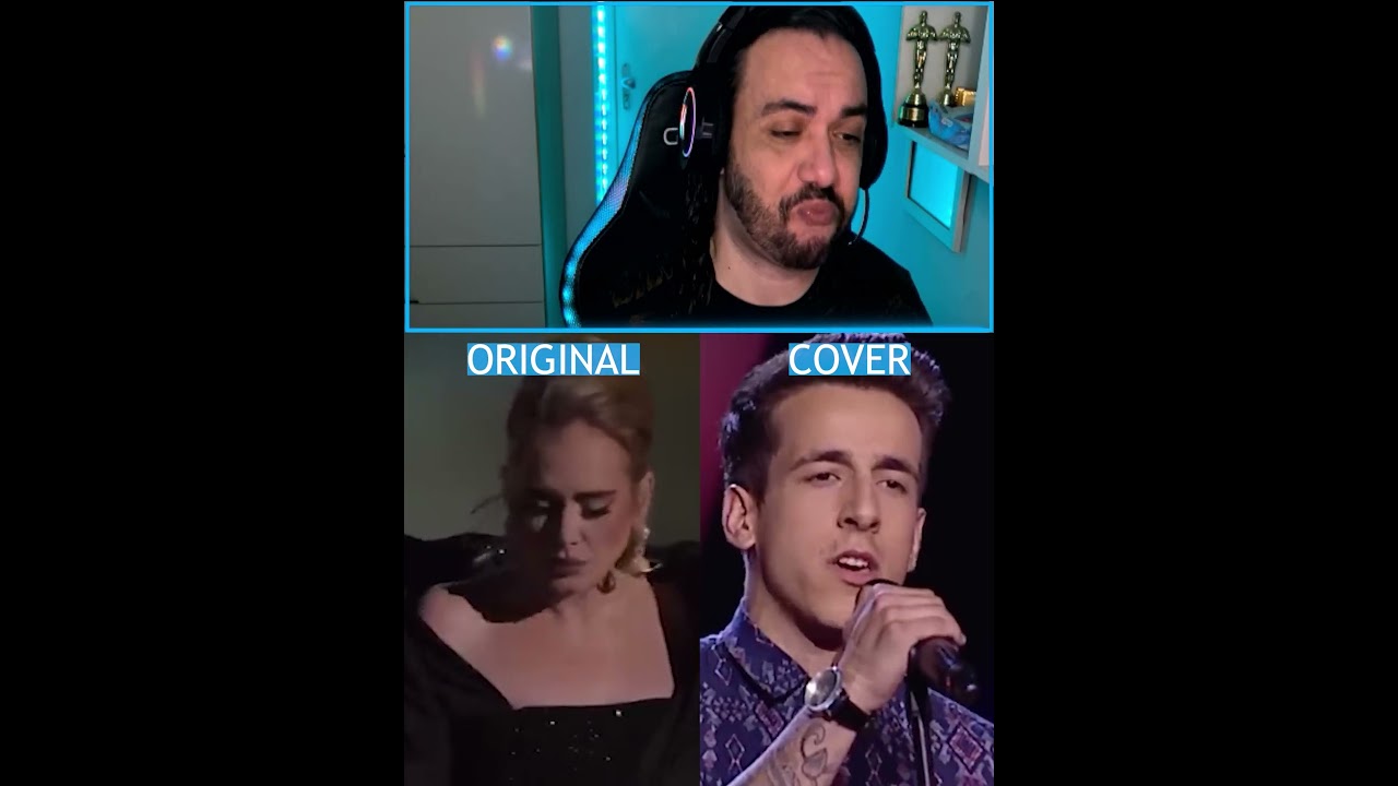 ADELE ORIGINAL VS COVER - TOM REACTS