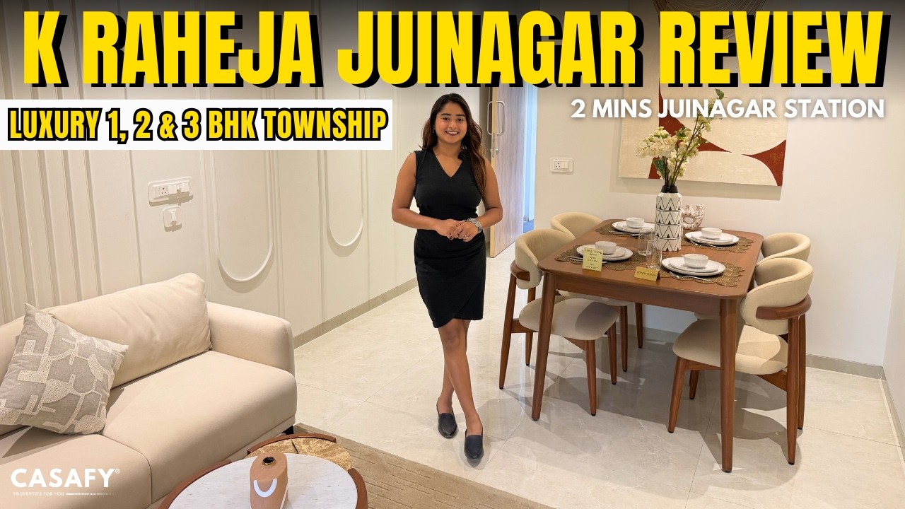 K Raheja Juinagar Luxury 1, 2 & 3 BHK Flat in Navi Mumbai | Review & Price