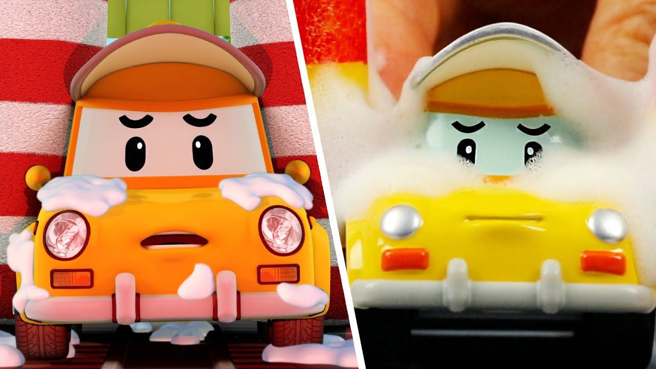 No Gusto las Cosas Sucias🚕 | POLI en La Vida Real | Animación Compilación | Robocar POLI TV español