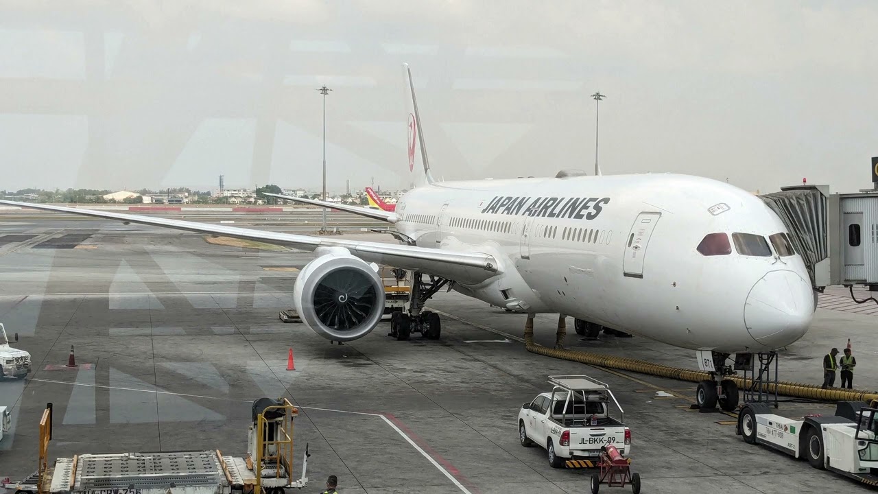 04/03/2024 Japan Airlines 32 Inflight Announcement: Bangkok - Tokyo Haneda | 日本航空 32便 機内アナウンス