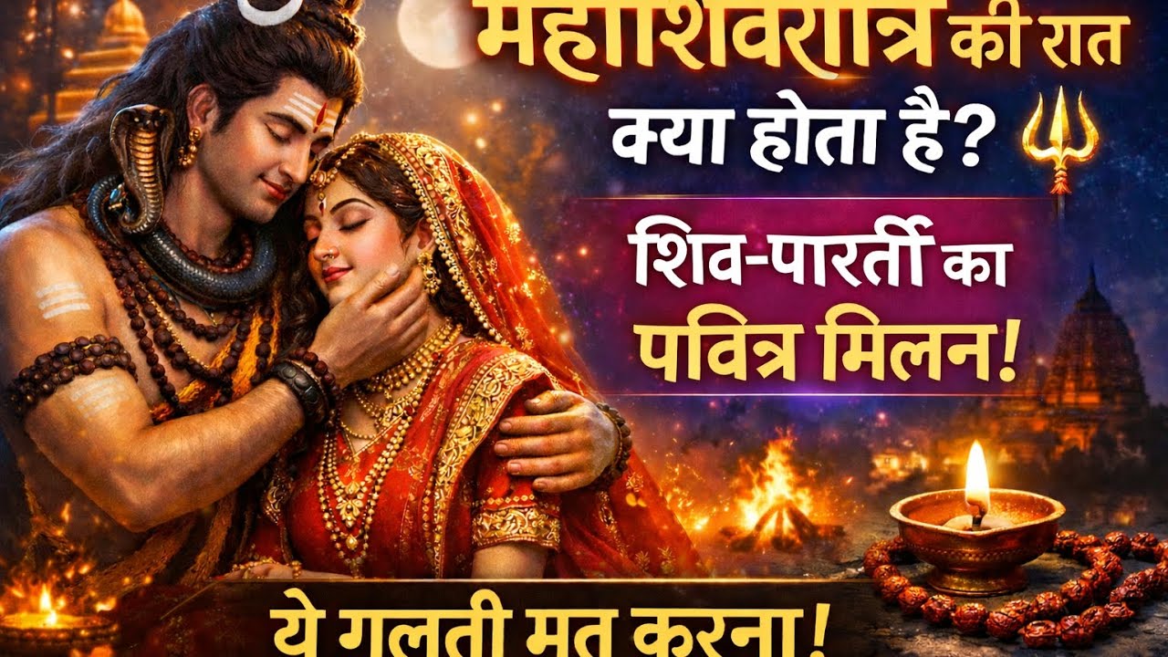 Mahashivratri ki raat kya hota hai? Shiv–Parvati ka pavitra milan | Ye galti mat karna