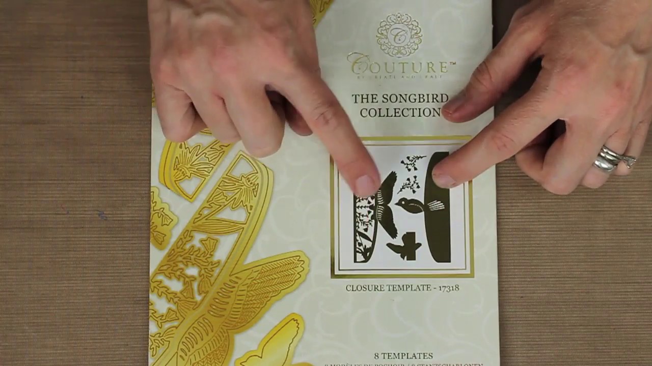 Cardmaking Tips: Couture Songbird Closure Card