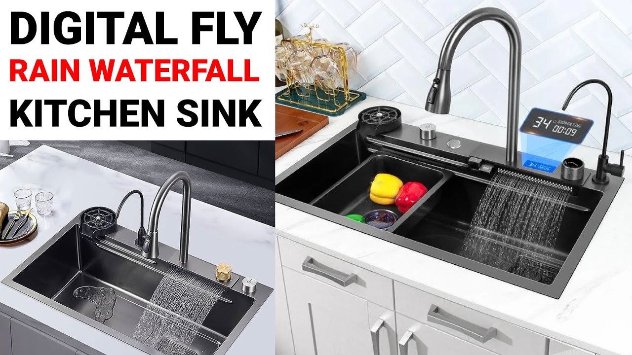 Digital Fly Rain Waterfall Kitchen Sink Review and Buying Guide