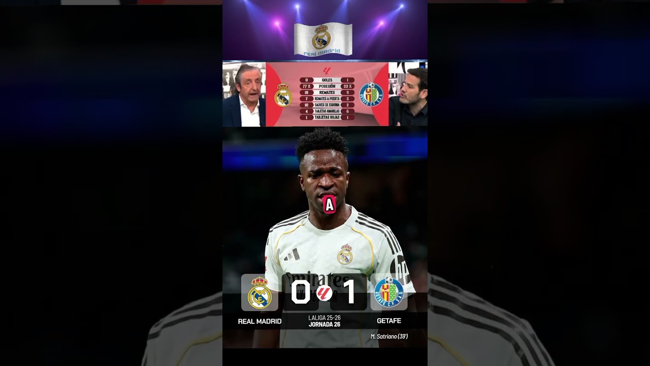 Reacciones Real Madrid vs Getafe 0X1 