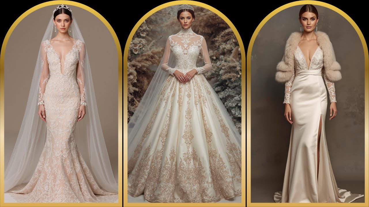 150+ Wedding Dresses for Fall/Winter 2026 | Top Bridal Trends: Long Sleeves, Ball Gowns, Mermaid