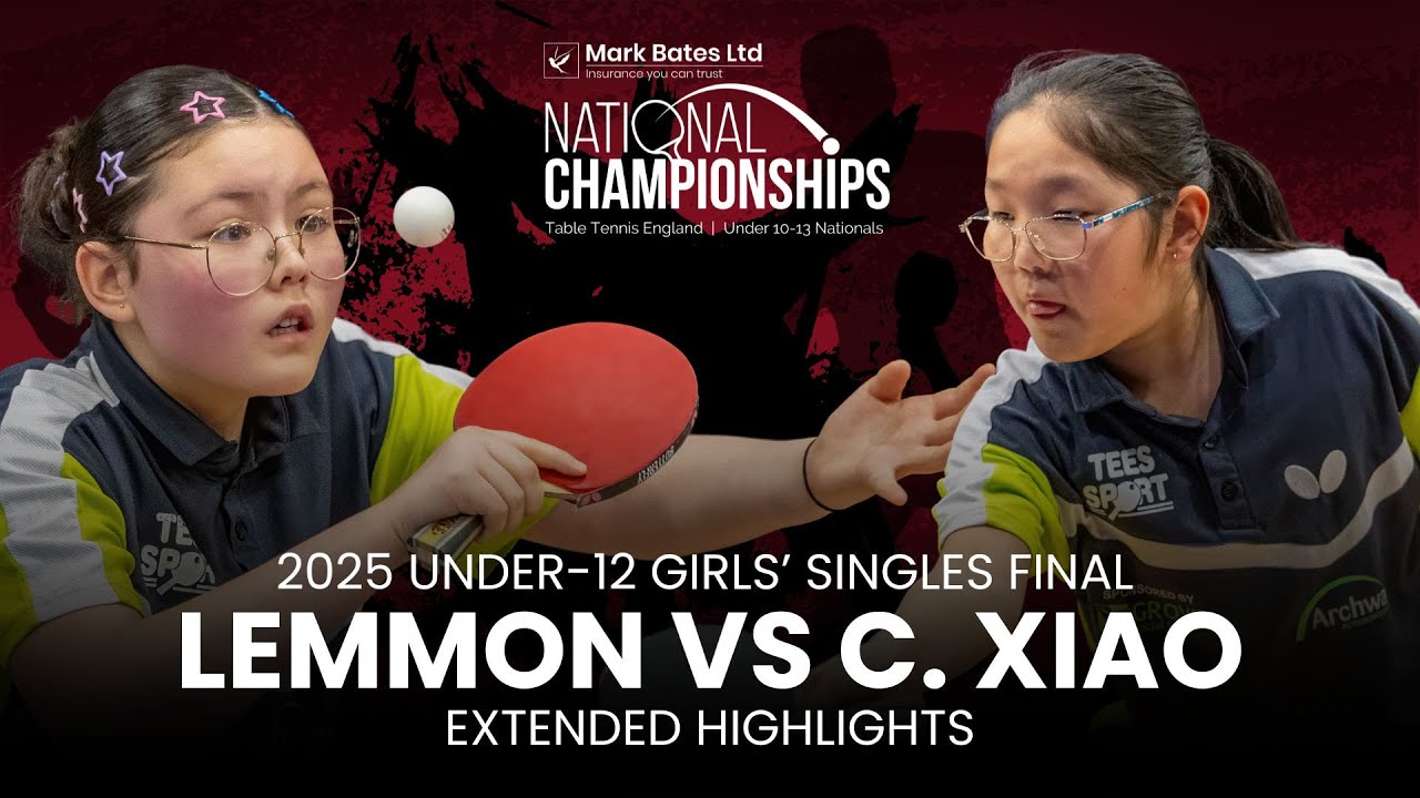 2025 Under-12 Girls' Singles Final Highlights - Amber Lemmon vs Cindy Xiao