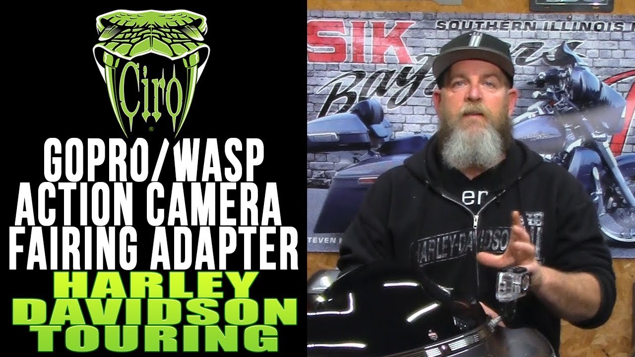 Ciro3D Fairing Action Camera Mount Harley Davidson Touring