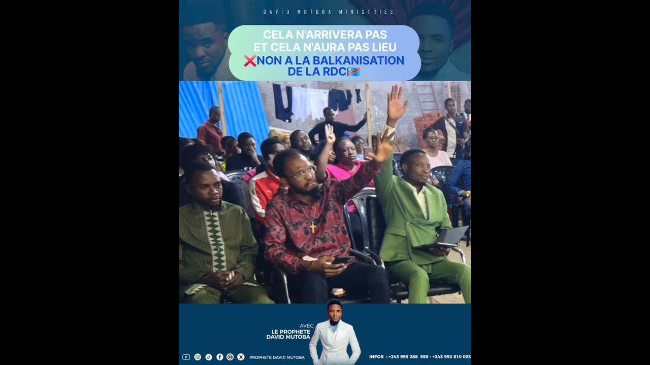 😱LE PROPHÈTE DAVID MUTOBA A BRISÉ SON SILENCE FACE A LA BALKANISATION DE LA RDC🇨🇩 LA VOLONTÉ DE DIEU