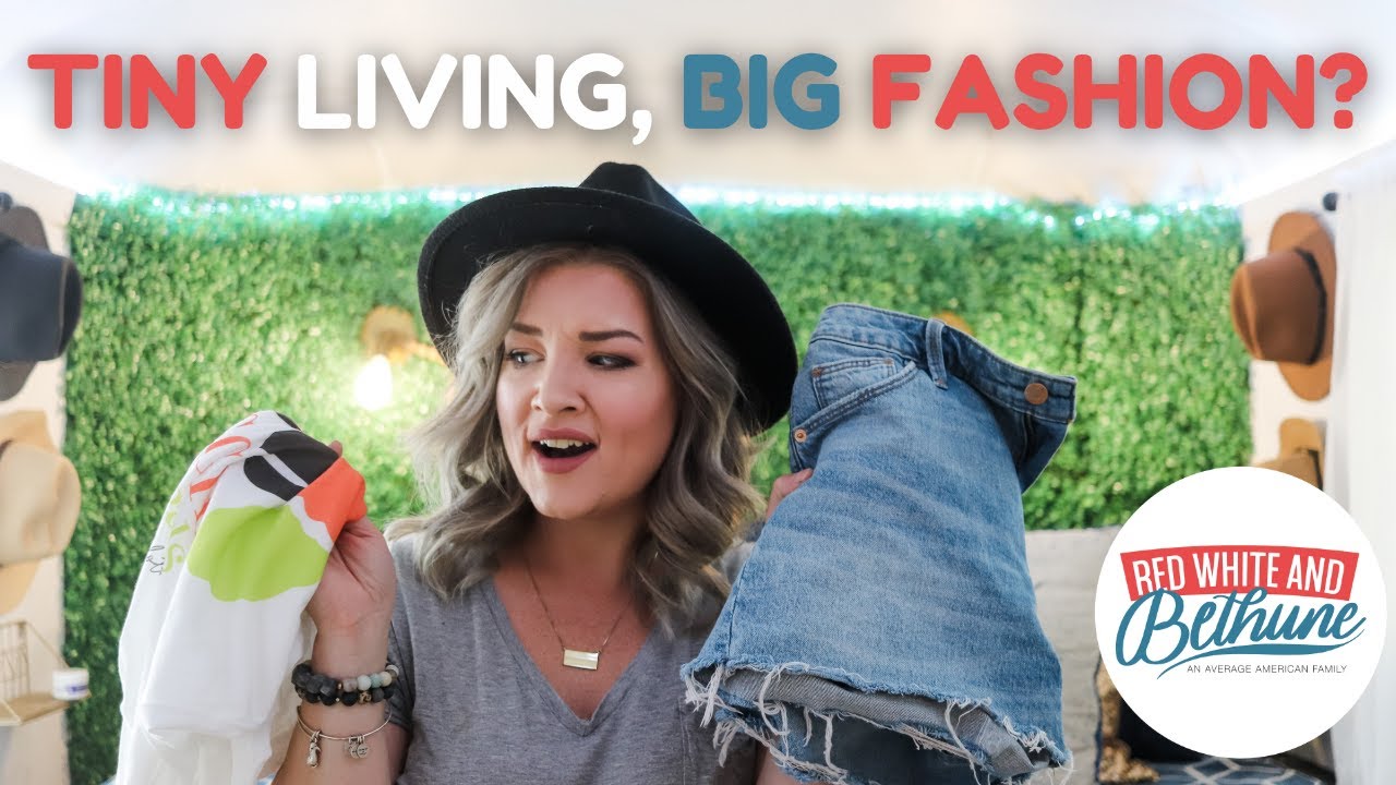 How to Downsize Your Clothes to Live in an RV | Tips for RV Wardrobe Downsizing |  Minimalist Closet
