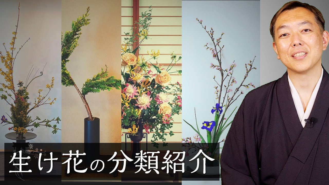 徹底解説！生け花の種類・分類をご紹介します【Ikebana】華道家 宮本理城の生け花レッスン