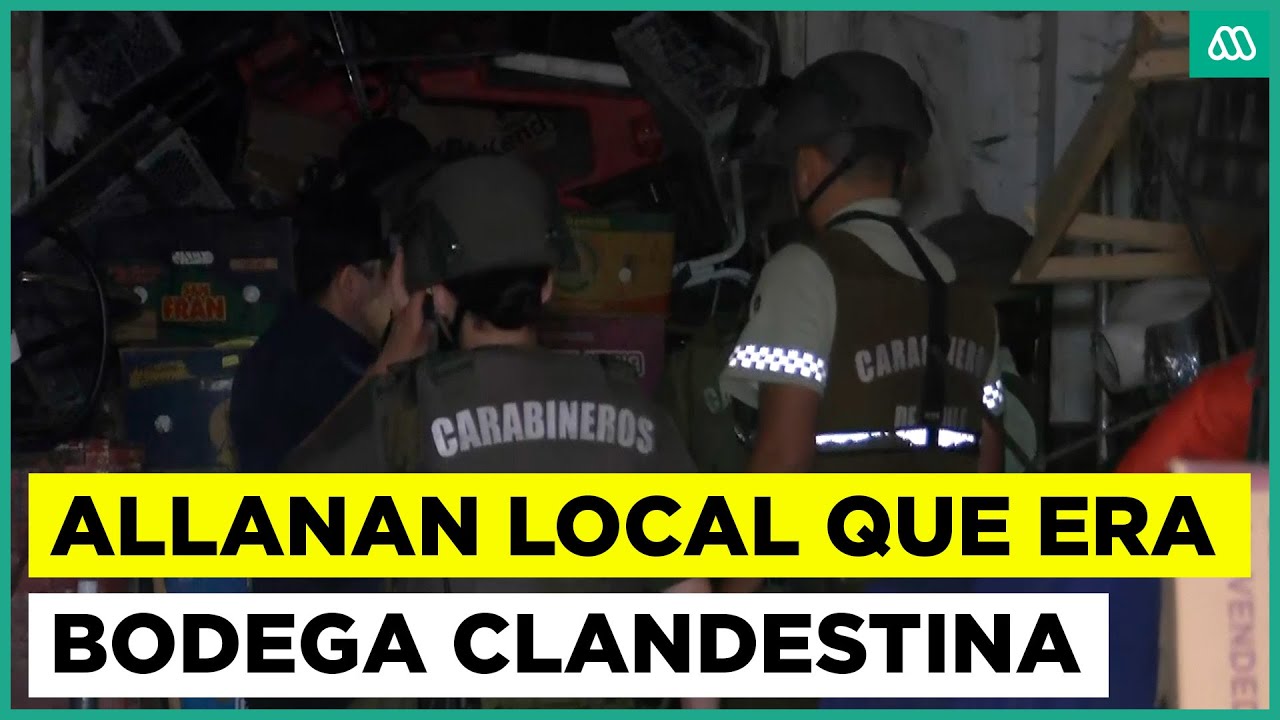 Allanan locales del Barrio Franklin: barbería funcionaba como bodega clandestina en el Persa Biobío