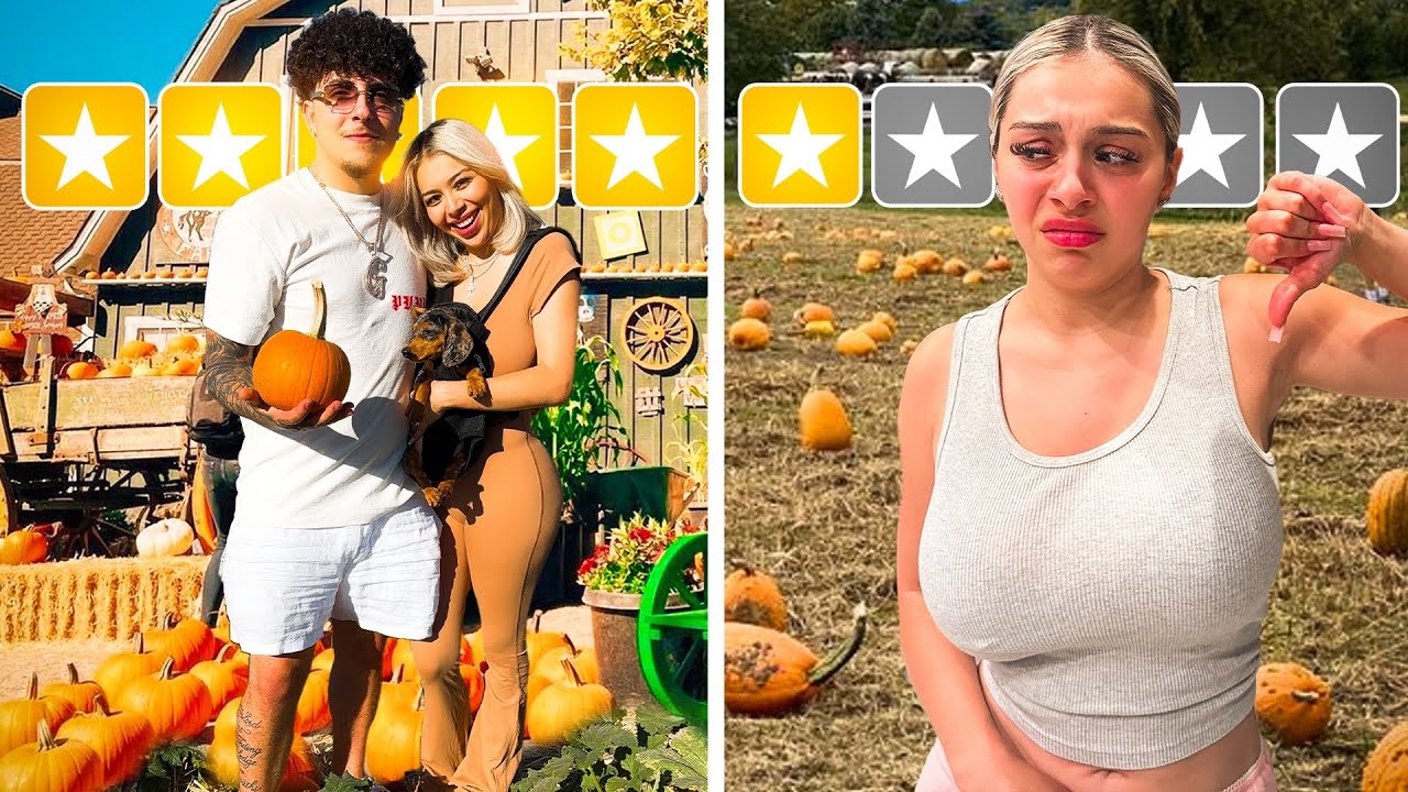 1 Star vs 5 Star Pumpkin Patch!! *SHOCKING DIFFERENCES*