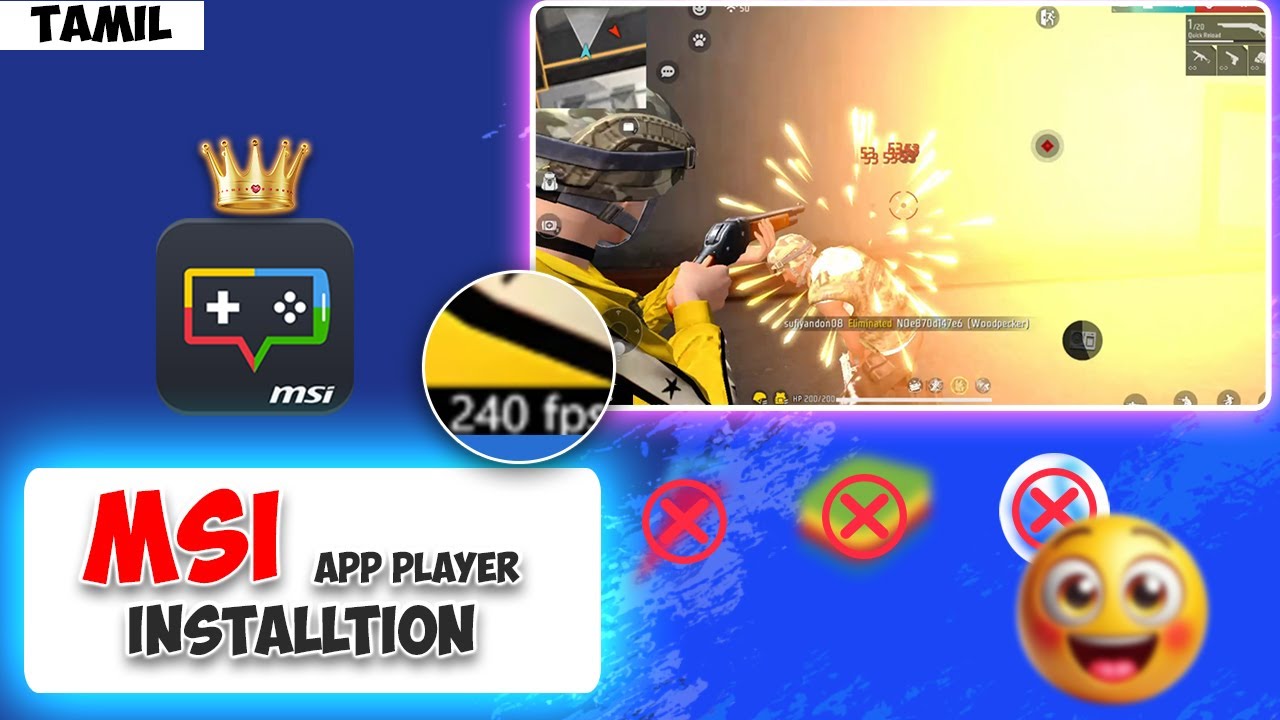 Как играть в Freefire на ноутбуке | Установка MSI App Player Freefire на слабые ПК | | ROCKRAM Ga...