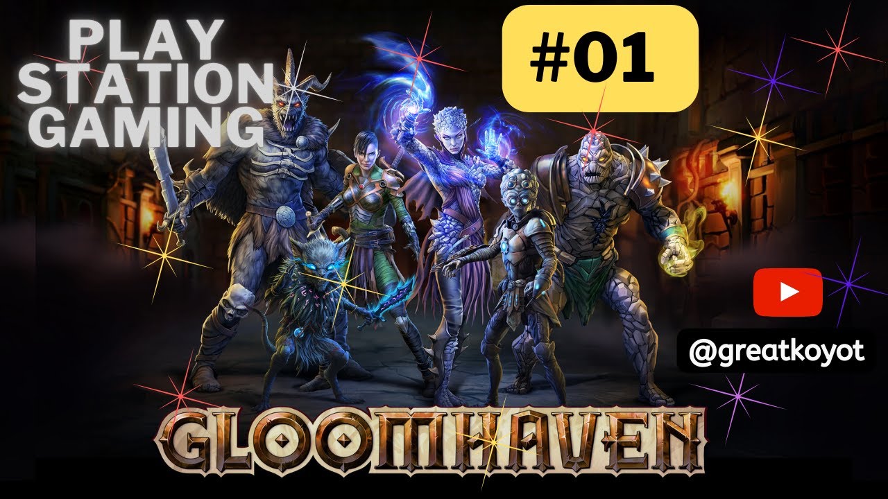 GLOOMHAVEN #01 - Mroczne RPG fantasy prosto z planszy: Tutorial part 1/3 (4K GAMEPLAY PS5 PL)