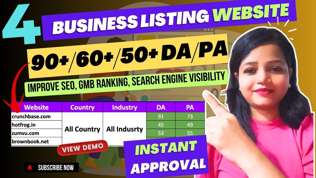 🔥 4 Top Business Listing (High DA/PA - FREE) 🔥 Boost SEO with Crunchbase, Hotfrog, Zumvu, Brownbook