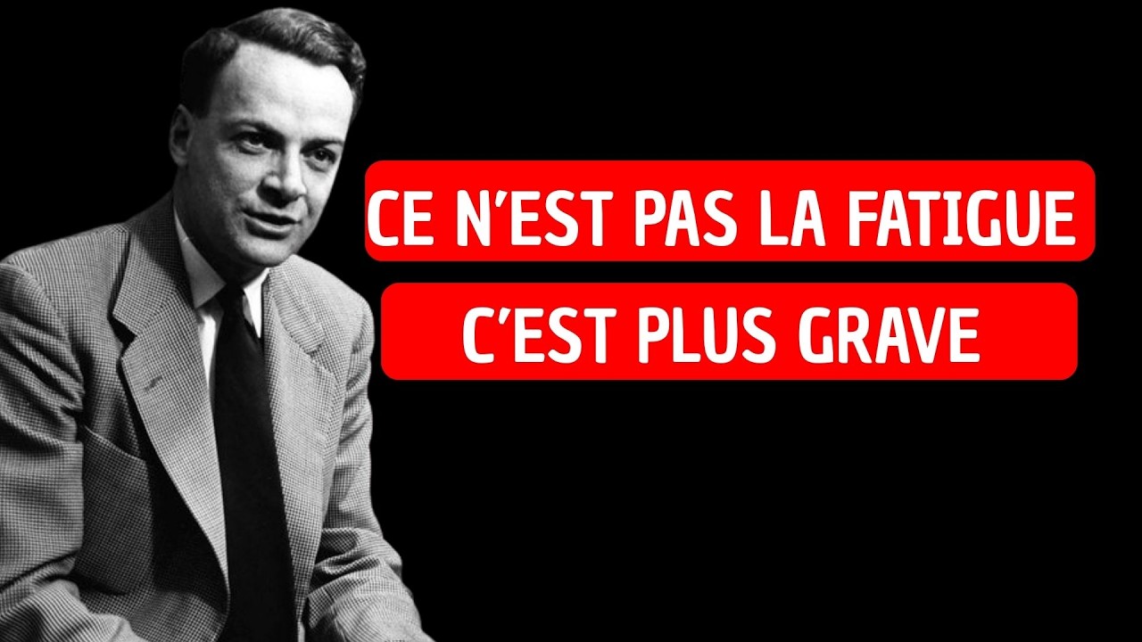 Si même SORTIR du lit est devenu un EFFORT — Richard Feynman dit ce que cela signifie VRAIMENT