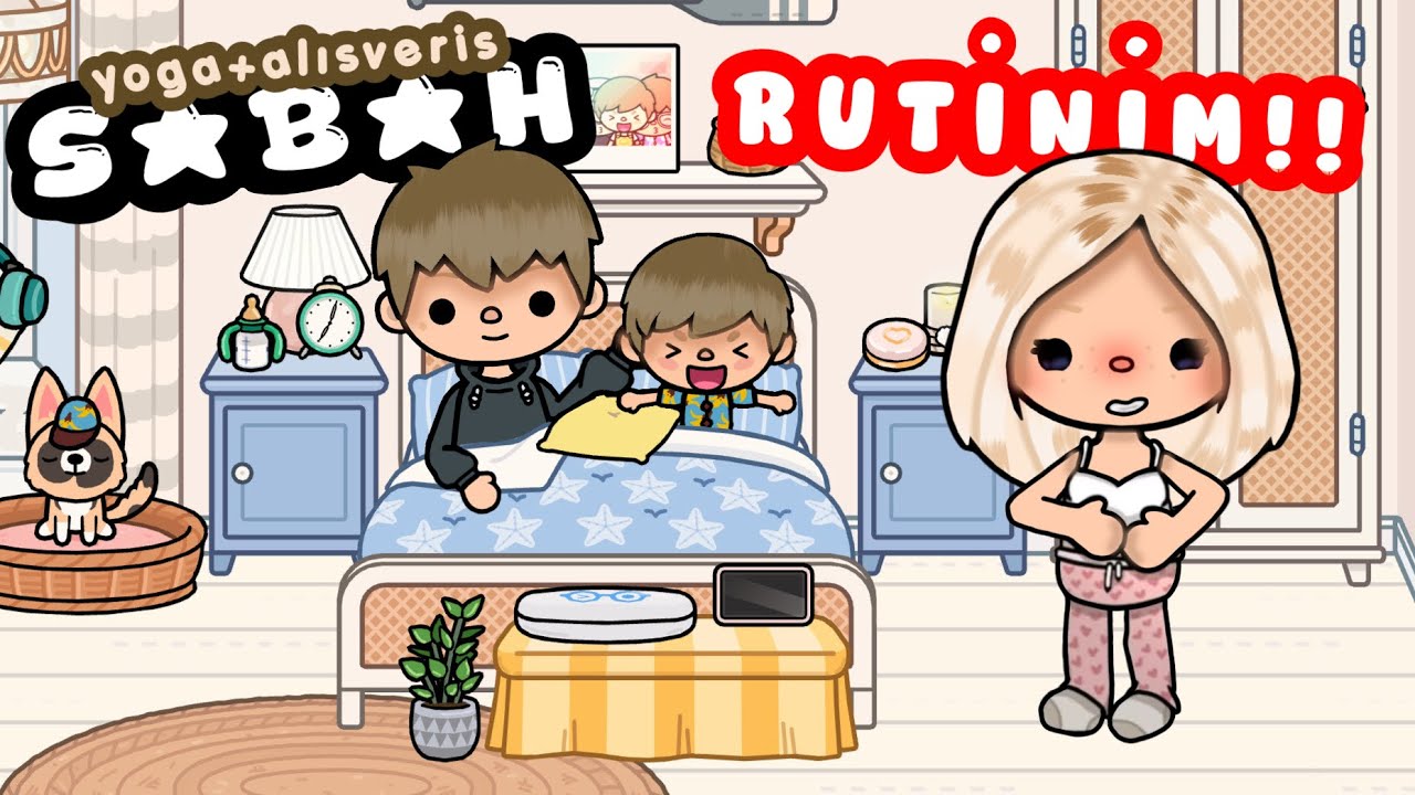TOCA WORLD SABAH RUTİNİM🧘🏼‍♀️🛍️ /TOCA LİFE WORLD TÜRKÇE/💆🏼‍♀️ SUNRISE TOCA