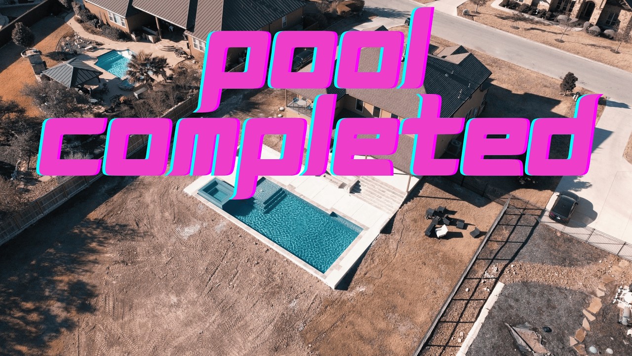 Family Pool Build in Helotes, TX | Final Stages & Finishes (Part 2 of 2)